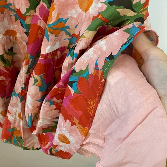 NWT Ebby and I Miabella Floral One Shoulder Mini Dress - Picture 9 of 11